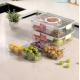 4-Compartment Plastic Tupperware